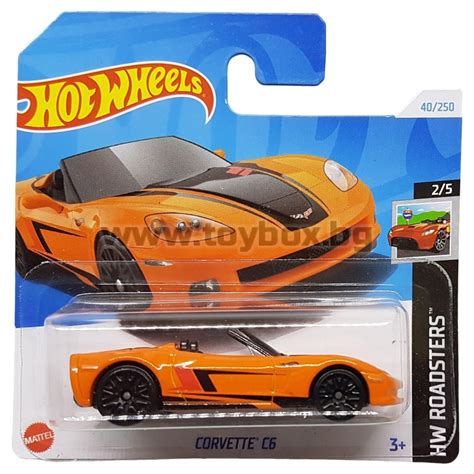 Метална количка Hot Wheels Corvette C6