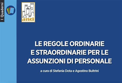 Assunzioni Personale Online Il Quaderno Operativo DellAnci Su Le