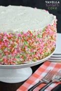 Vanilla Funfetti Cake Shugary Sweets