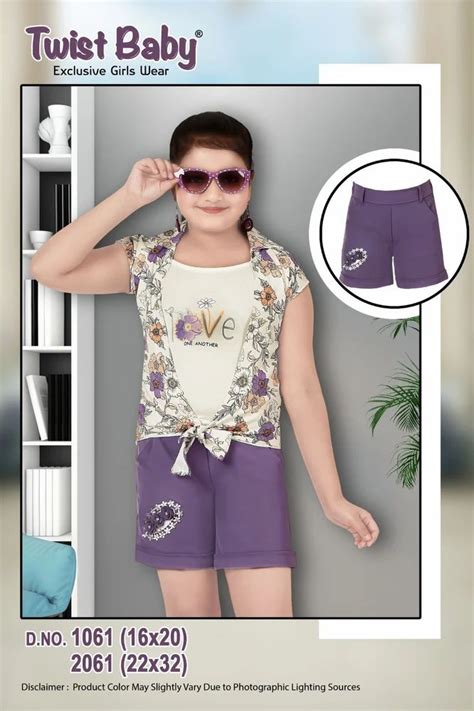 Girls Solid Dark Purple Hot Short Pant At Rs Piece In Kolkata Id