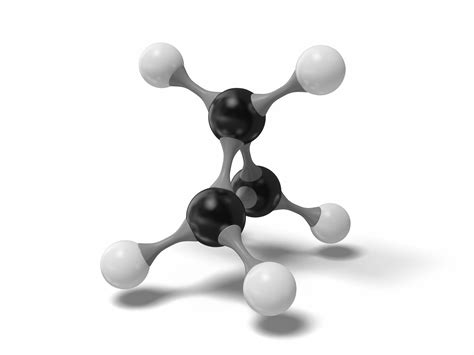 D Cyclopropan Molek Lmodell C H D Modell Turbosquid