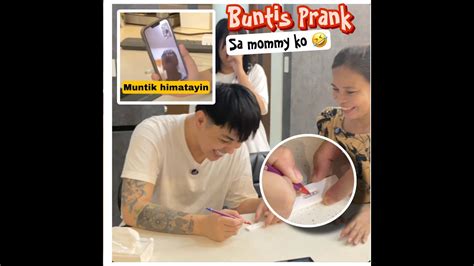 BUNTIS PRANK Muntik Mahimatay YouTube