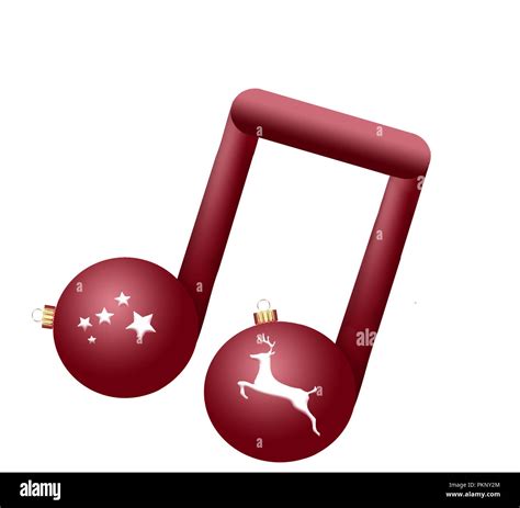 Musical Note Made Of Christmas Ornament Is In This Christmas Holiday