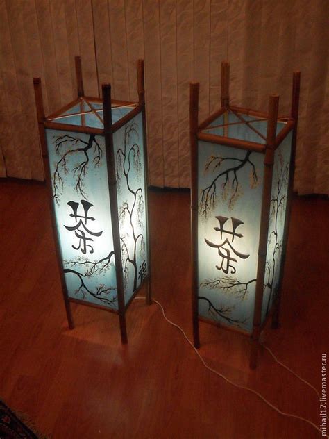 Светильник в китайском стиле "Сакура" – заказать на Ярмарке Мастеров ...
