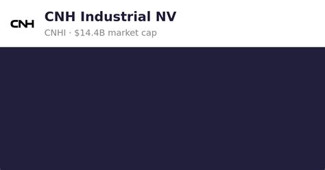 cnh industrial nv cnhi finance information