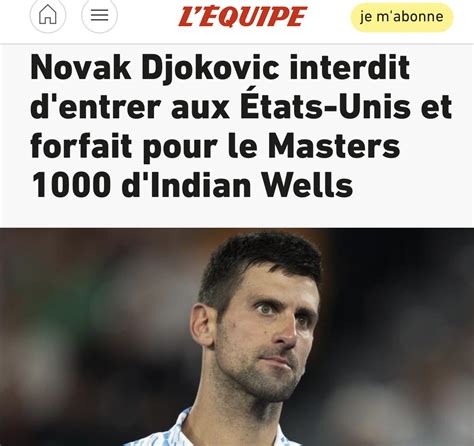 Florian Philippot On Twitter Et Voil Djokovic Vient D Tre Forc