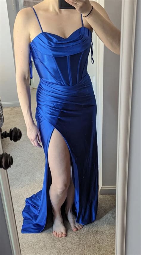 The Slit Cheapens It Wedding Guest S Dress Gets Torn Apart For Lingerie Look And Truly