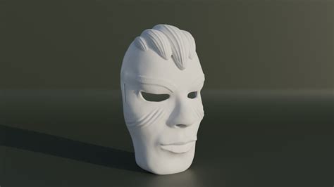 5 Different Cosplay Party Face Masks 3d Model 3d Printable Cgtrader