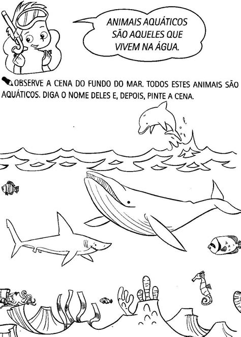 Atividade Fundo Do Mar Educação Infantil - 7