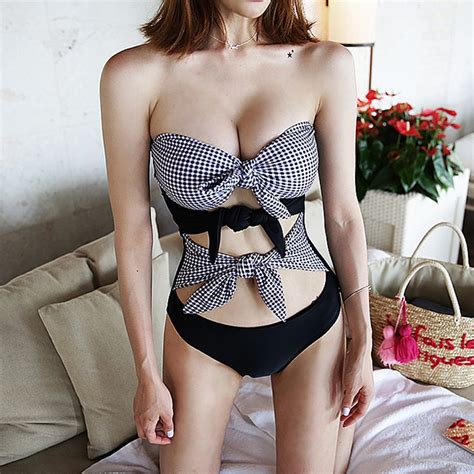 Sexy Bikini With Cute Bowknot Shopee Malaysia