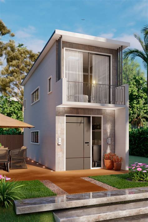 casa de  metros de ancho modelos de casas modernas casa de