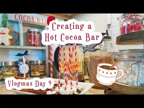 Vlogmas Day Creating A Hot Cocoa Bar Youtube