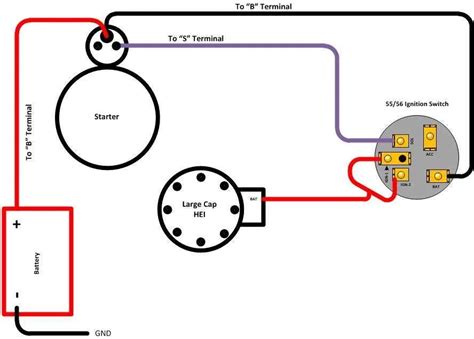 gm hei wiring diagram  ignition system