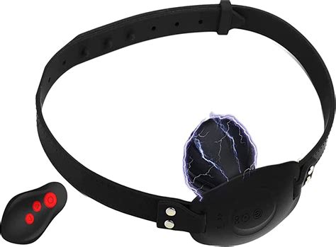 Amazon De BAOMAZ4 BDSM Mund Gag Ball Elektroschock Mundknebel Vibration Estim Sex Dildo Knebel