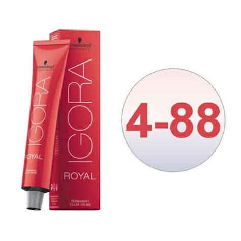 Schwarzkopf Igora Royal 4-88 Medium Brown Red Extra - Direct Salon Supplies