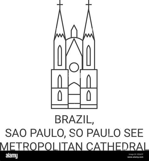 Brazil Sao Paulo So Paulo See Metropolitan Cathedral Travel Landmark