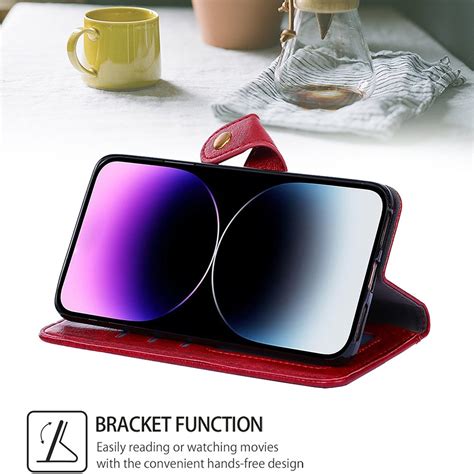 For Infinix Hot I Zipper Bag Leather Phone Case Red Alexnld