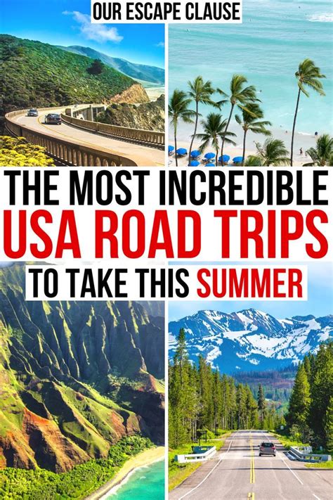 Looking For Some Of The Best Vacations In The United States Hit The Open Road On One Of The