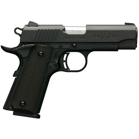 Browning 1911-380 Black Label Compact 380 Auto (ACP) 3.6in Matte Black ...