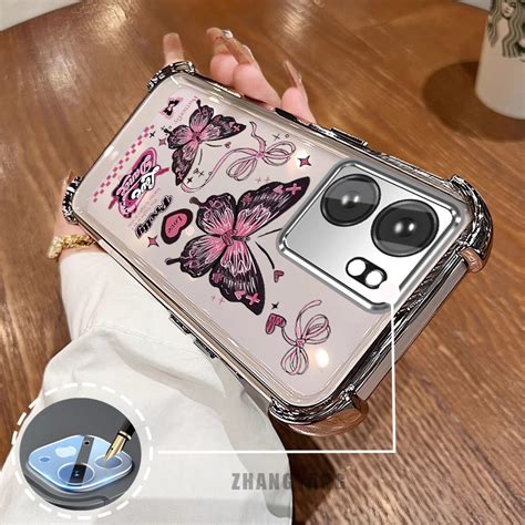 Case For Infinix Smart Hot I Four Corner Silicone Anti Drop Phone Case Electroplating