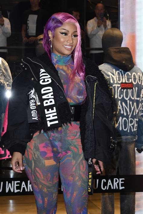Nicki Minaj Looking Hot In A Transparent Multicolored Jumpsuit
