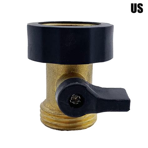 34inch Brass Water Shut Off Valve Garden Hose Connector For Shut Off Stop Water