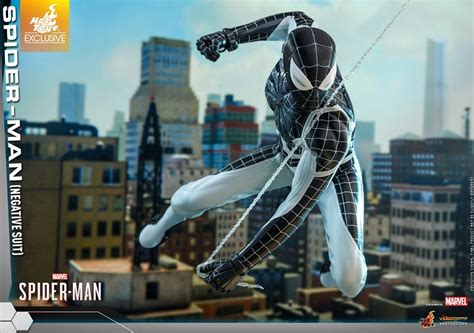 Hot Toys Marvel S Spider Man Negative Suit Spider Man Figures