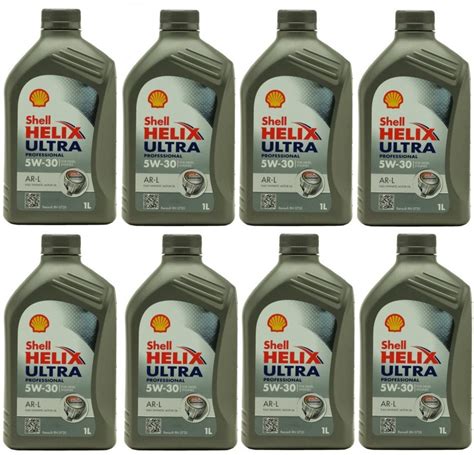 Shell Helix Ultra Professional AR L 5W 30 Motoröl 8x 1l 8 Liter SAE