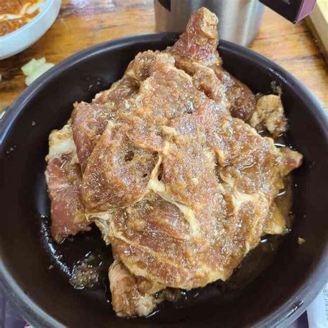 화로숯불구이 강동구청역 돼지갈비 화로구이 맛집 다이닝코드 빅데이터 맛집검색