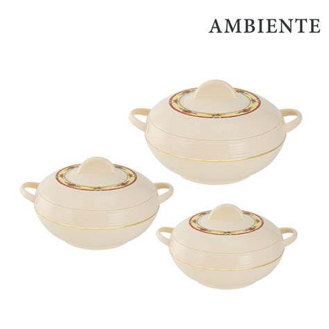Sq Professional Ambiente Insulated Hot Pot Royal Set Pc Cream