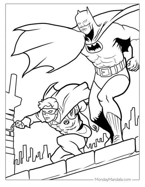 40 Batman Coloring Pages Free Pdf Printables