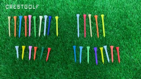 Crestgolf 70mm Professional Wooden Golf Tees Golf Wood Tees With