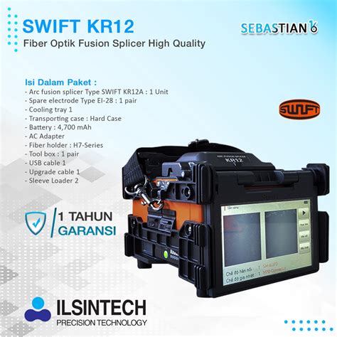 Jual Funsion Splicer Fiber Optik Ilsintech Swift Kr Ftth Tool Kit