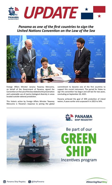PANAMA MARITIME AUTHORITY - UPDATE: OCTOBER 2023 - Embassy and General