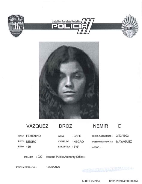 HATILLO: Diligencian orden de arresto a mujer que agredió Policía