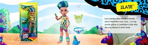 Cave Club Slate: кукла-мальчик, художник "Пещерного клуба"