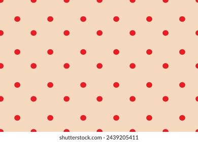 Red Dots On Nude Background Seamless Stock Vector Royalty Free Shutterstock