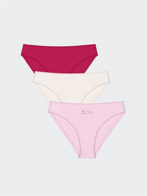 Printed Bikini Knickers Pack S Z KYW LC Waikiki