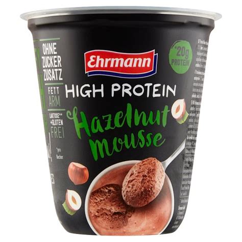 Ehrmann High Protein Hazelnut Mousse 200 G Tesco Potraviny