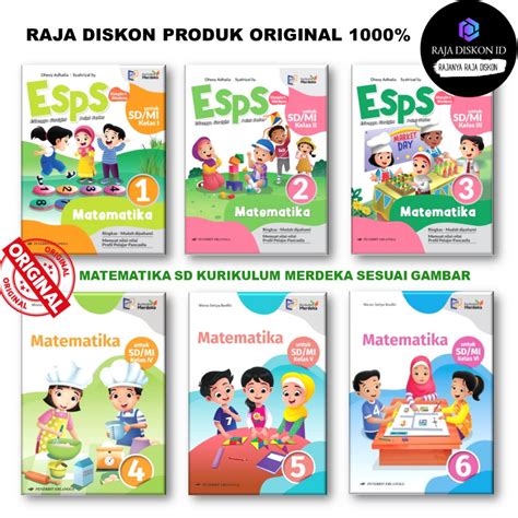 Jual Erlangga Buku Esps Matematika Sdmi Kelas 1 2 3 4 5 6 Kurikulum Merdeka Shopee Indonesia