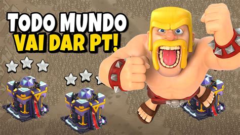 Qualquer Um Vai Conseguir Ptzar Cv Esses Ataques Clash Of Clans