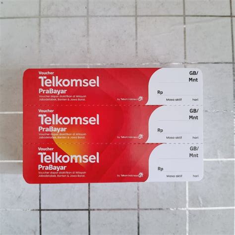 Jual Voucher Kosong Telkomsel Jabo Banten Jabar Jakarta Selatan