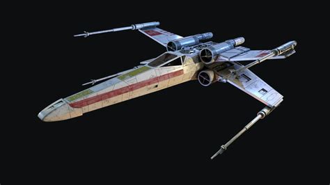 X-Wing Star Wars 3D Model by KATEDRA604