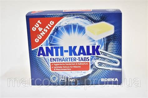 G G Anti Kalk Odkamieniacz Tabs