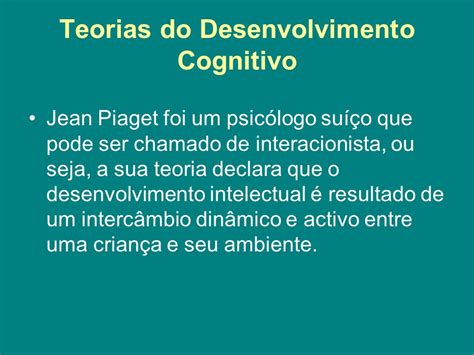 Piaget Teoria De Desenvolvimento Cognitivo Em Adultos Best Sale