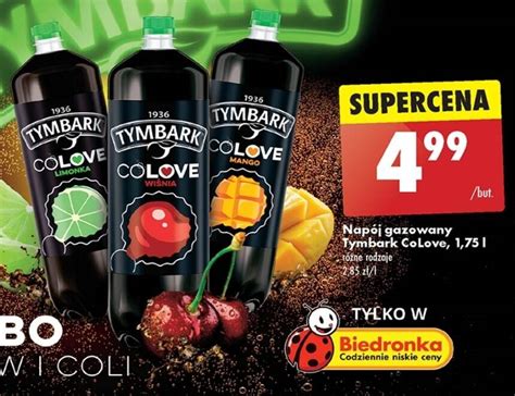 Promocja Napój gazowany tymbark w Biedronka