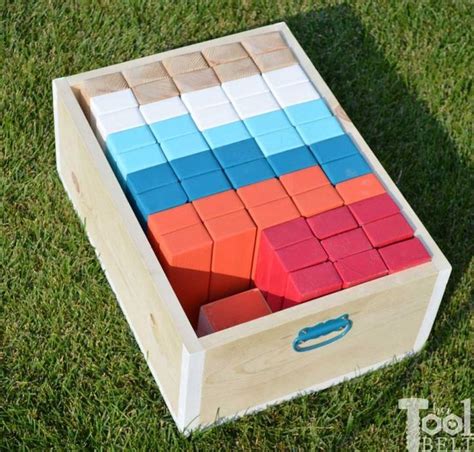 How To Make A Giant Jenga Game In 2020 Diy Yard Games Jenga Diy