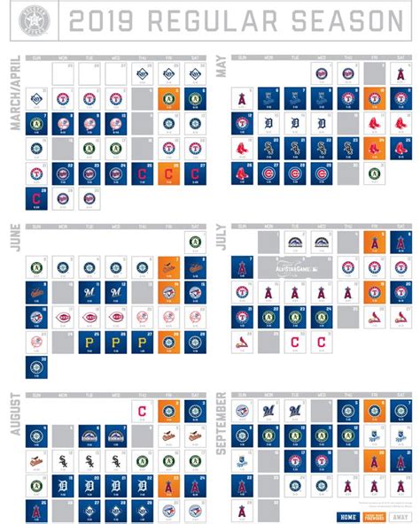 Astros Printable Schedule | Houston Astros Schedule Printable, Printables, Braves Schedule ...