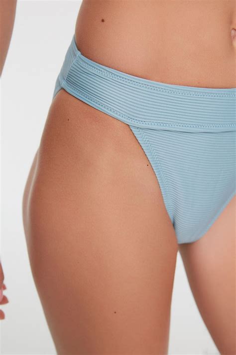 Trendyolmilla Mavi Dokulu High Leg Regular Core Bikini Altı TBESS BA Fiyatı Yorumları