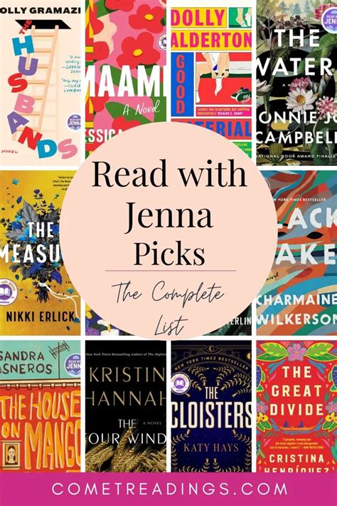 Read With Jenna Book Club List (Updated January 2025) – Comet Readings